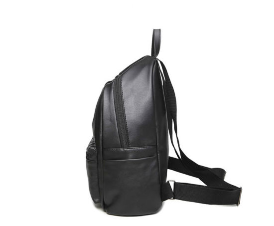 Basic Lady Backpack PU Leather Daily Pack (WDL0817)