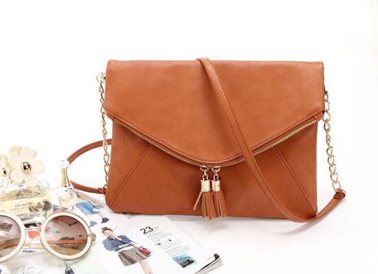 Women Handbags PU Leather Chain Evening Bags Casual Ladies Hand Bags Female Charm Envelope Clutch (WDL0962)