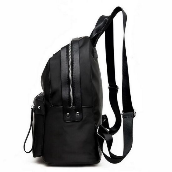 Casual Fabric Double Zipper Lady Backpack Daily Pack School Bag (WDL0921)
