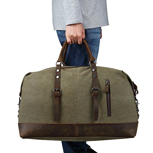 Canvas Travel Bag Big Capacity Durable Waterproof Travel Bag Fashion Canvas Handbag (WDL01070)