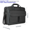 17 Inch Laptop Bag Travel Briefcase with Orjanizer Expandable Shoulder Bag Water Resisatant Business Message Briefcase Laptop Computer Tablet (WDL01133)