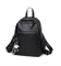 Basic Lady Backpack PU Leather Girls Daily Backpack (WDL0820)