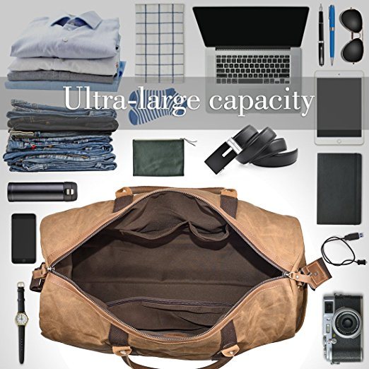 Waterproof Durable Canvas Travel Bag Fashion OEM Travel Bag Big Capacity Handbag (WDL01071)