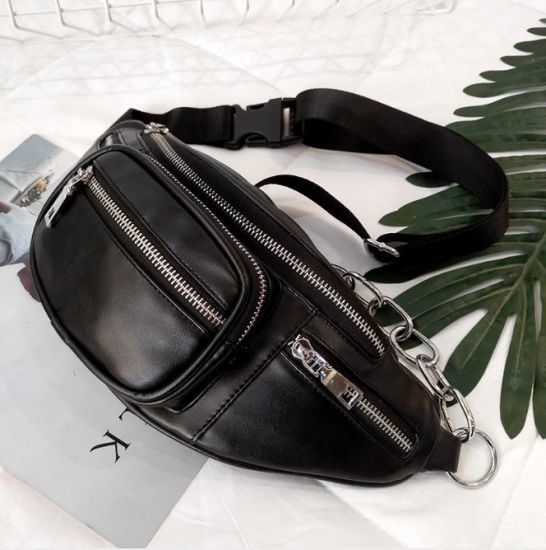 PU Belt Bag Women′s Handbags Waist Bag Ins Fashion Crossbody Bag Lady Small Bag (WDL0764)