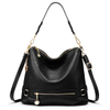 Lady's handbag with litchi pattern