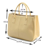 Women's semi-structured handbag