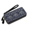 Women′s Clutch Wallet Card Holder Double Zipper Larger Capacity Clutch Wallet Card Holder Wallets Ladies Fashion Clutch (WDL01080)