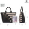 Fashion PU Leather Handbags Women Tote Custom Women Handbag Lady Handbag 2018 Popular Handbag (WDL0480)