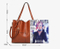PU Splicing Lady Tote Mummy Bag Shopping Fashion Handbag Ladies Bag Designer Handbags (WDL0209)
