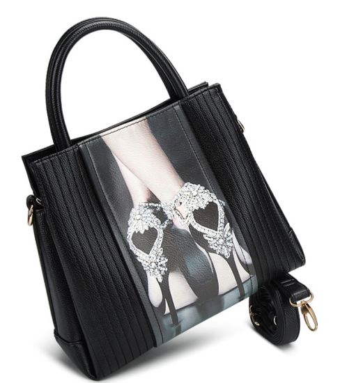 Fashion Printing Lady Handbag Nice Designer High Quality Tote (WDL0123)