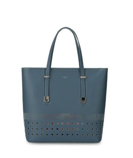 Fashion Lady Handbag 2PCS Tote with Baby Bag Hollow out PU Handbag (WDL0882)