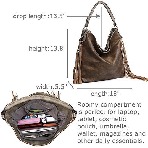 Fashion Tassel Women Shoulder Bag Designer Handbag (WDL0304)