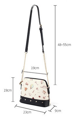 Printing Pattern River Decoration Crossbody Promotion Lady Handbag Cluotch (WDL0230)