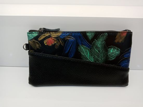 Genuine Leather Clutch Bag Women Bag Lady Promotional Bag (WDL0428)