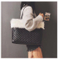 New Winter Fashion Ladies Handbag Fur Trim Classic Handbag Women Tote PU Shoulder Bag