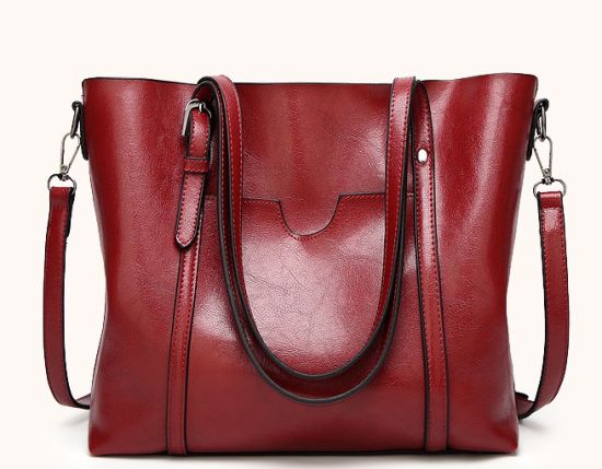 Hot Sell Classic PU Tote Promotion Lady Handbag Fashion Large Capacity Bag Ladies Handbag Women Bag Promotional Bag Tote Bag Fashion Bags Handbags (WDL0198)