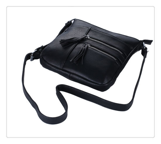 Lady PU Leather Handbag Designer High Quality Messenger Bag (WDL0948)