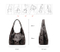 Women Large Tote Classic Hobo Serpentine PU Leather Shoulder Bags Ladies Handbags (WDL0898)
