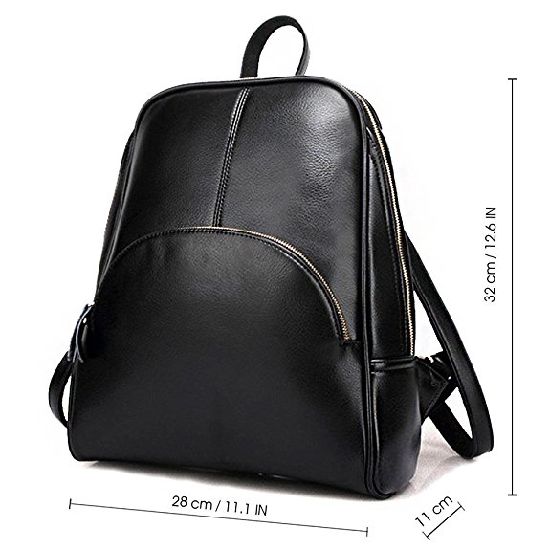 Fashion Lady Backpack PU Leather Women Backpack School Student Backpack Design Bag (WDL0547)