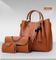 3PCS Low Price Lady Handbag Set Promotional Women Handbag Crossbody Bag Cheap Bag (WDL0765)