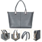 Large Capacity Metal Handle Decoration Shopping Tote Mummy Bag Popular Handbag (WDL0275)