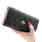 Clutch Wallet Card Holder Purse Wallet Coin Pocket Women′s Small Compart Leather Wallet Ladies Mini Purse (WDL01094)