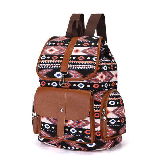 Omen Canvas Backpacks Ladies Shoulder Bag Rucksack Schoolbags (WDL0940)